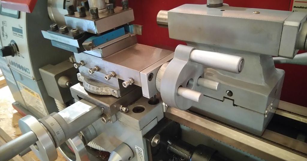 Small lathe improvements removable tool post slide handwheel by ToFe