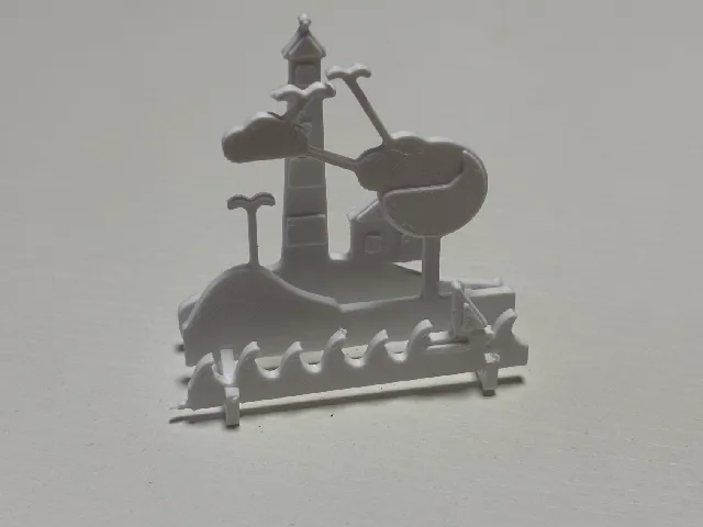 Lighthouse Cove - Kit Card (2 Colours, Slot-Together, No Glue)