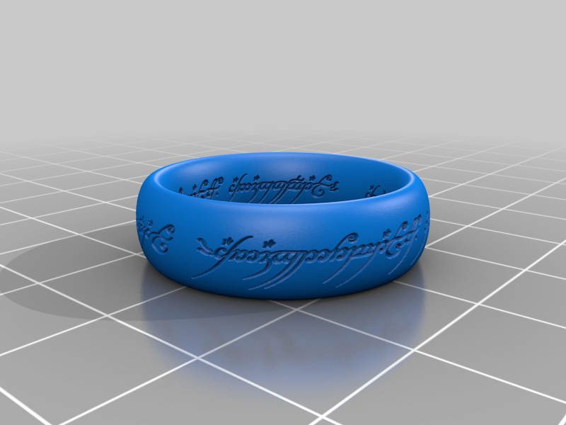 Miniatura 28 do modelo 3D One Ring