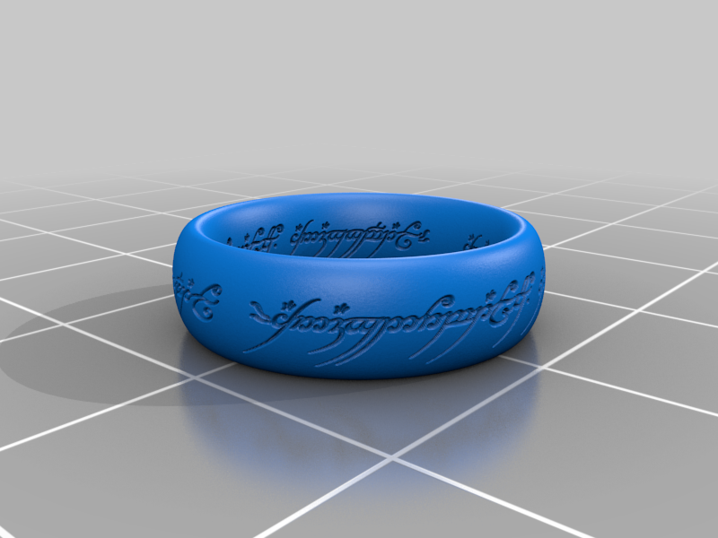 Miniatura 37 do modelo 3D One Ring