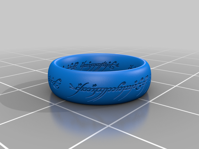 Miniatura 39 do modelo 3D One Ring