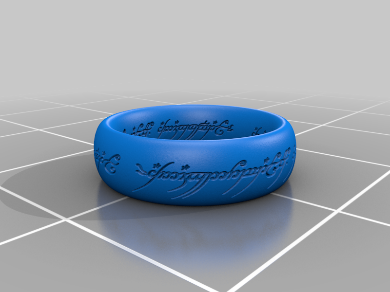 Miniatura 40 do modelo 3D One Ring