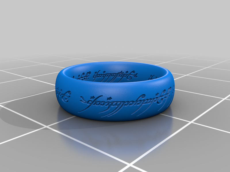 Miniatura 48 do modelo 3D One Ring