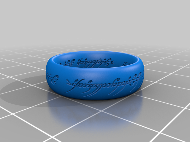 Miniatura 50 do modelo 3D One Ring