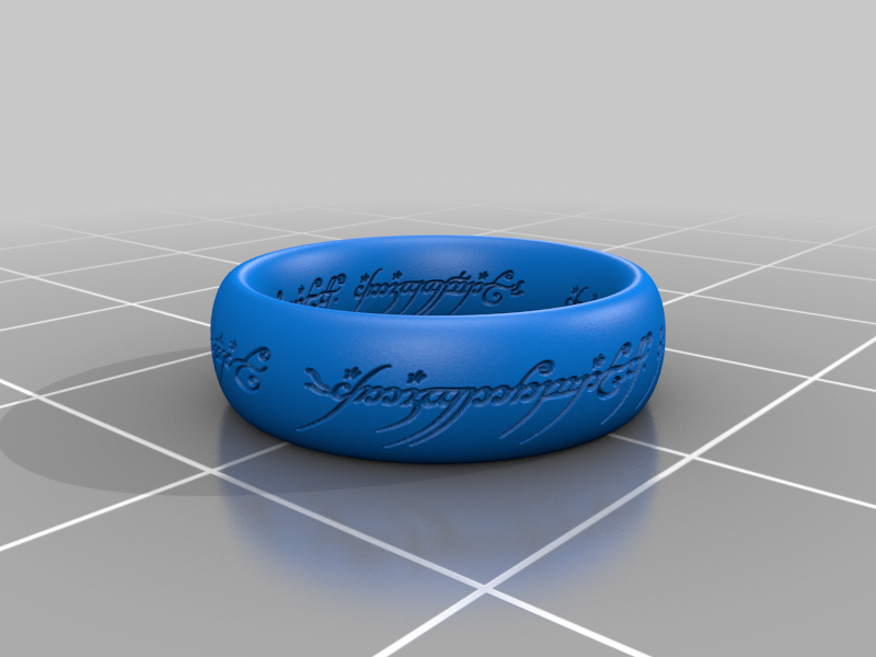 Miniatura 51 do modelo 3D One Ring