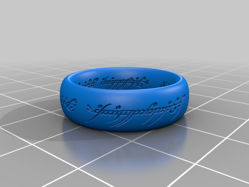 Miniatura 53 do modelo 3D One Ring