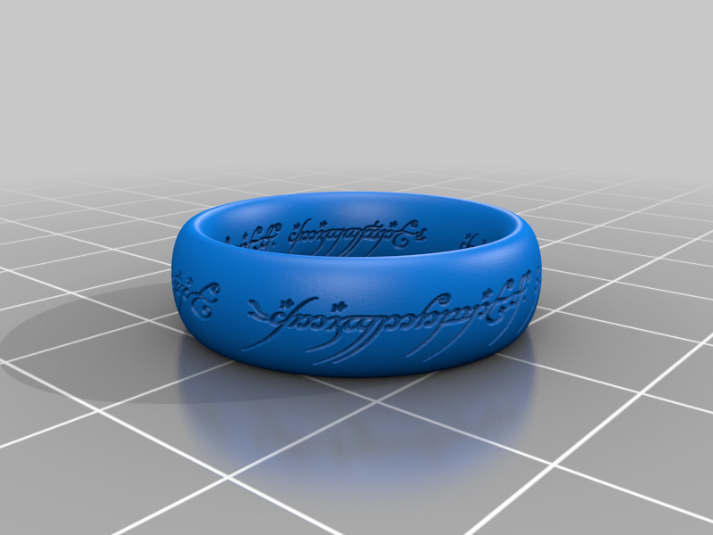 Miniatura 55 do modelo 3D One Ring