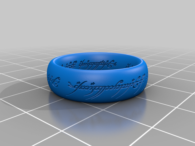 Miniatura 57 do modelo 3D One Ring