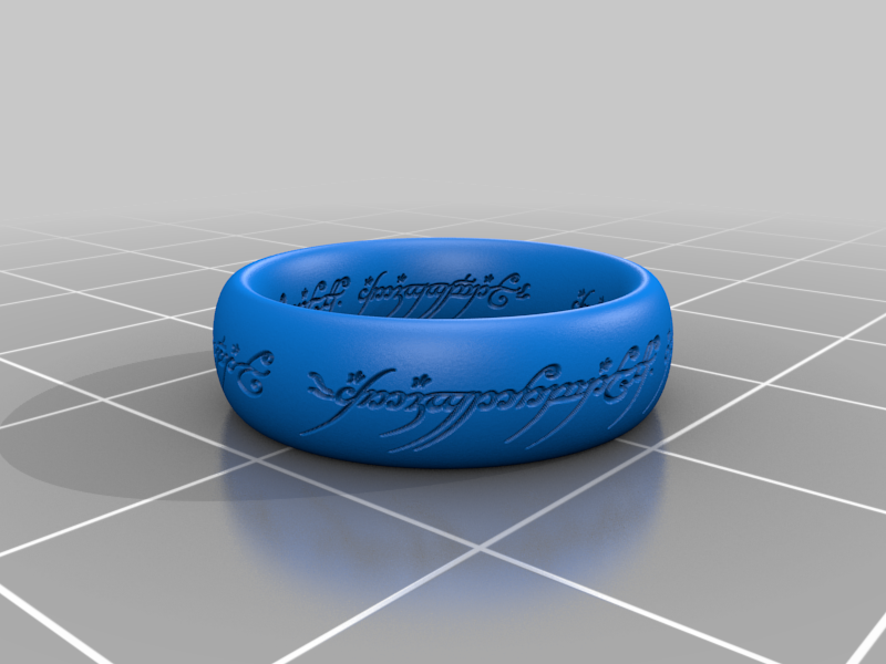 Miniatura 61 do modelo 3D One Ring