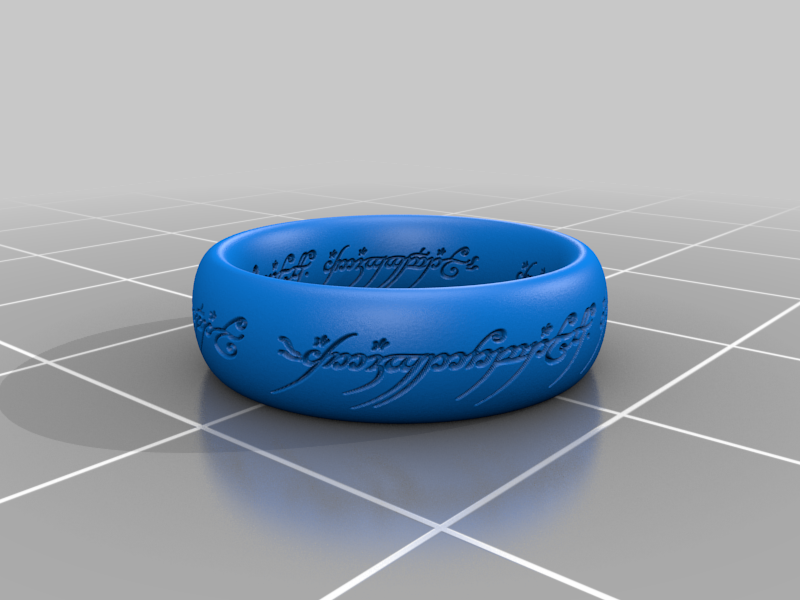 Miniatura 72 do modelo 3D One Ring