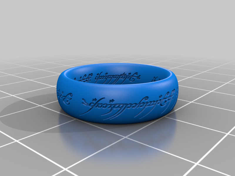 Miniatura 80 do modelo 3D One Ring