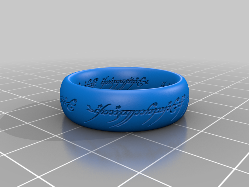 Miniatura 90 do modelo 3D One Ring