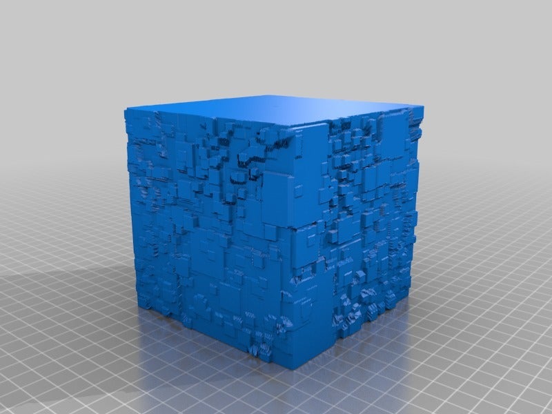 Miniatura 3 do modelo 3D Random generated cube planter