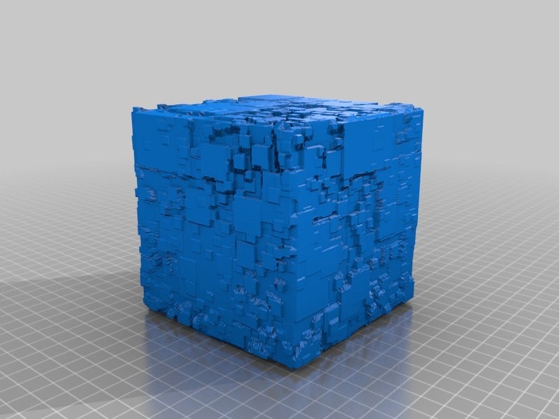 Miniatura 6 do modelo 3D Random generated cube planter