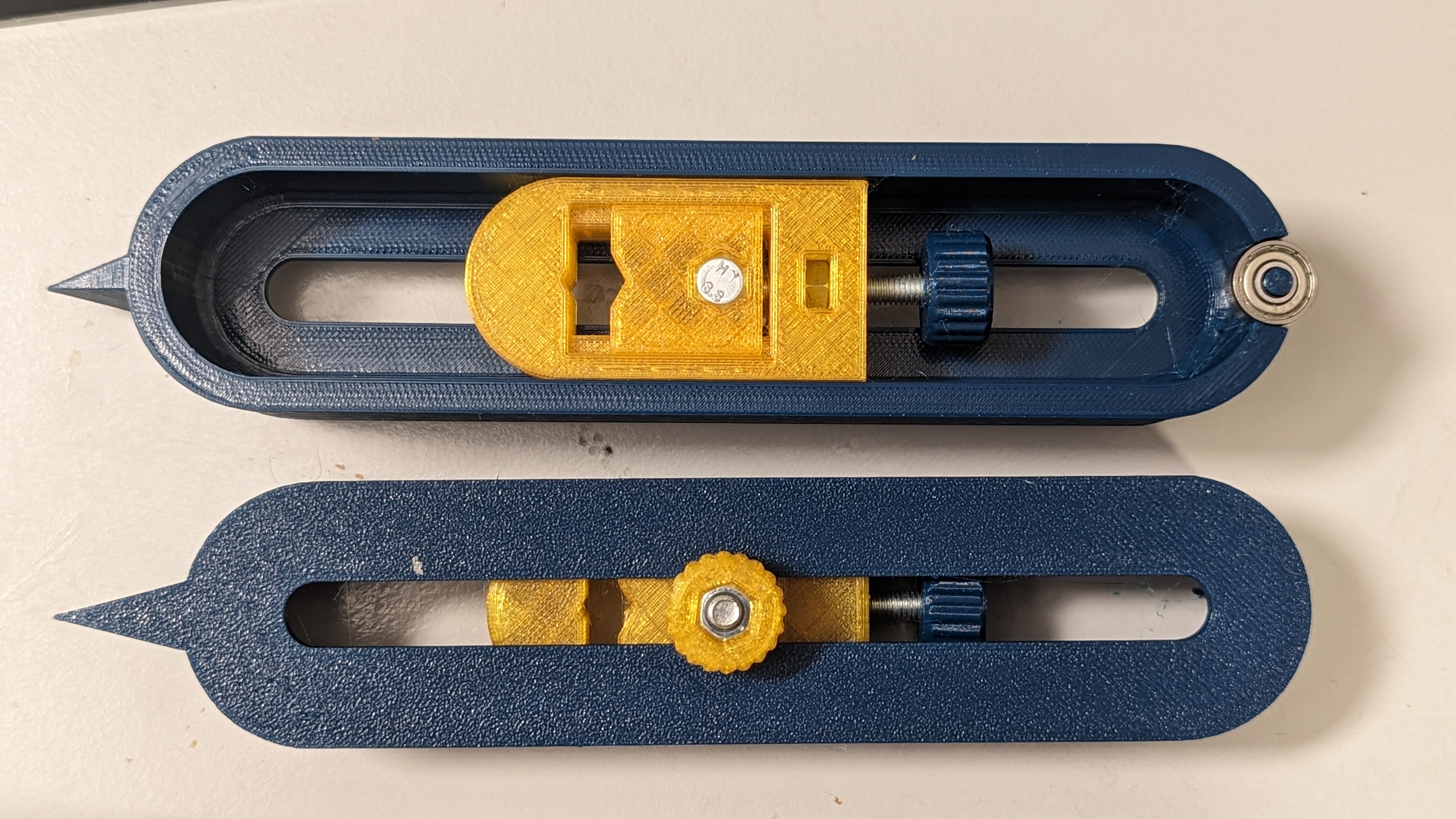 Woodworking Measuring Contour Gauge V2