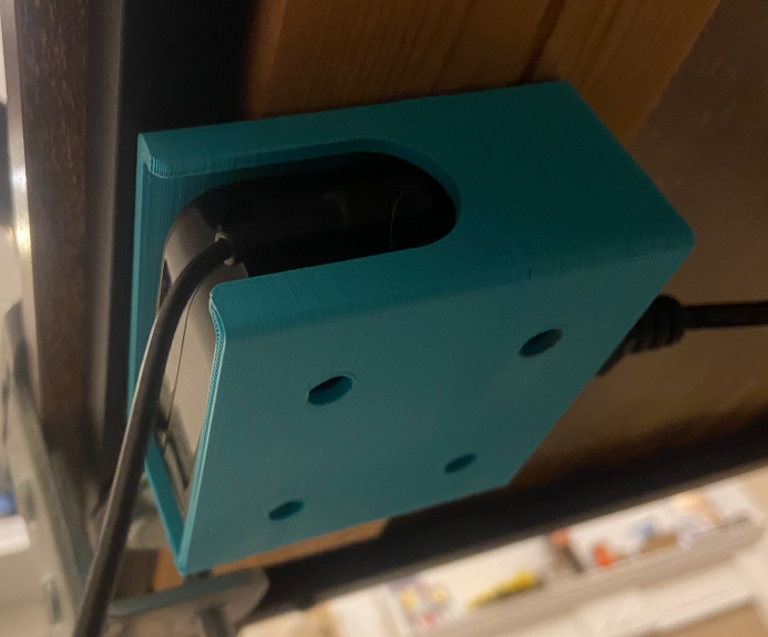 Asus monitor power puck holder/mount/housing