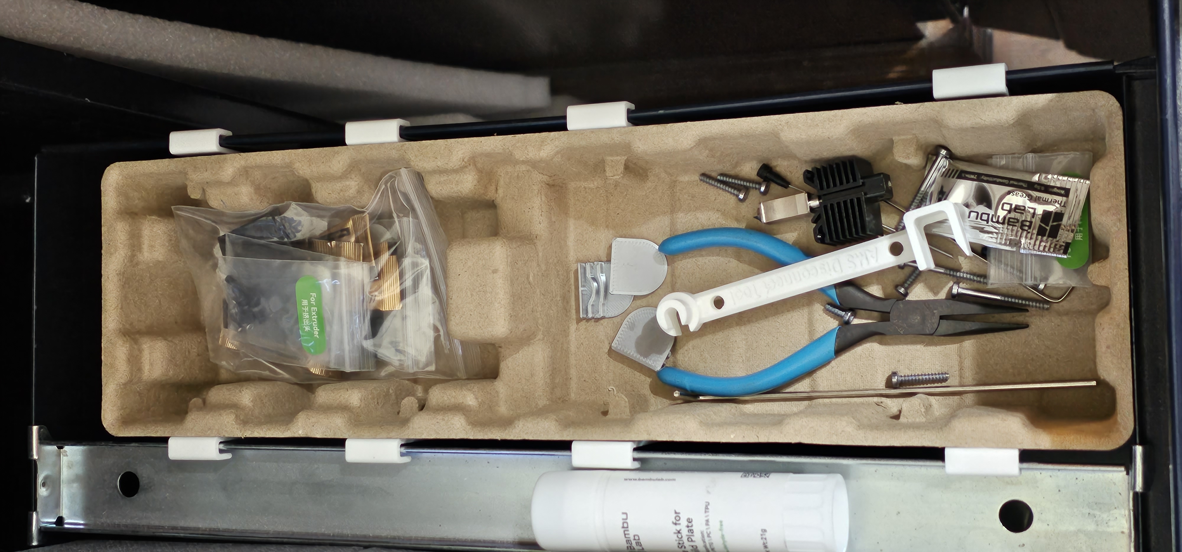 File Bracket for Bambu Parts Box by M Reynolds Download free