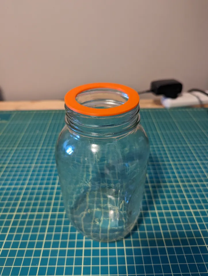 2in Net Pot Adapter for Mason Jars by jmansad | Download free STL model ...