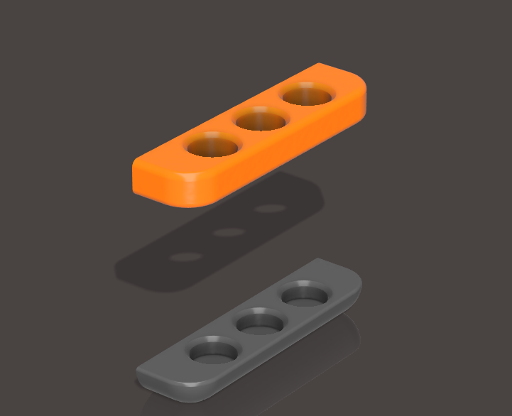 Toothbrush wall mount by C.Wyatt Wyatt Industries Download free STL