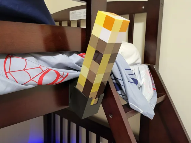 Minecraft Torch Wall Mount