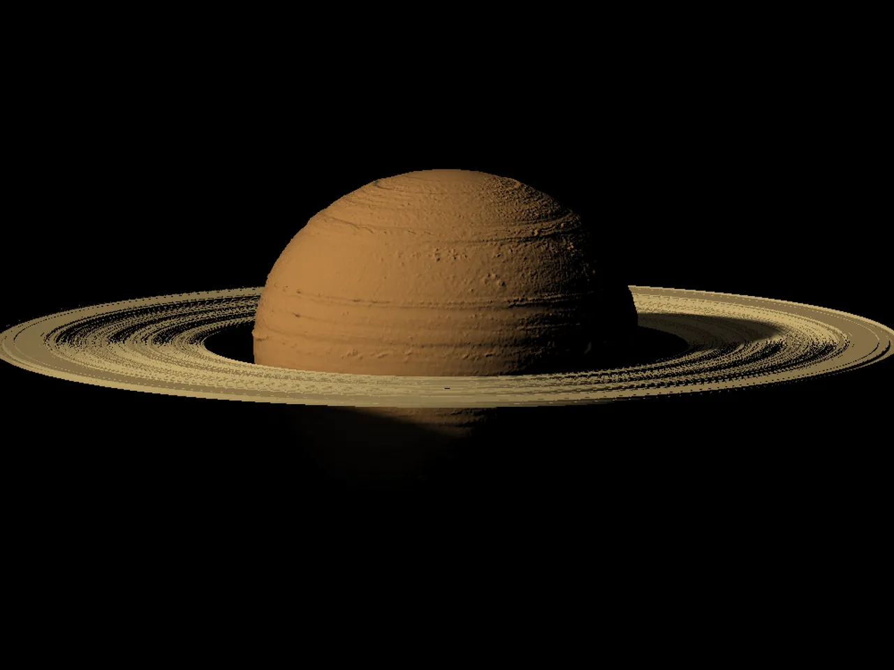 Saturn scaled one in 500 million by tato_713 | Download free STL model |  