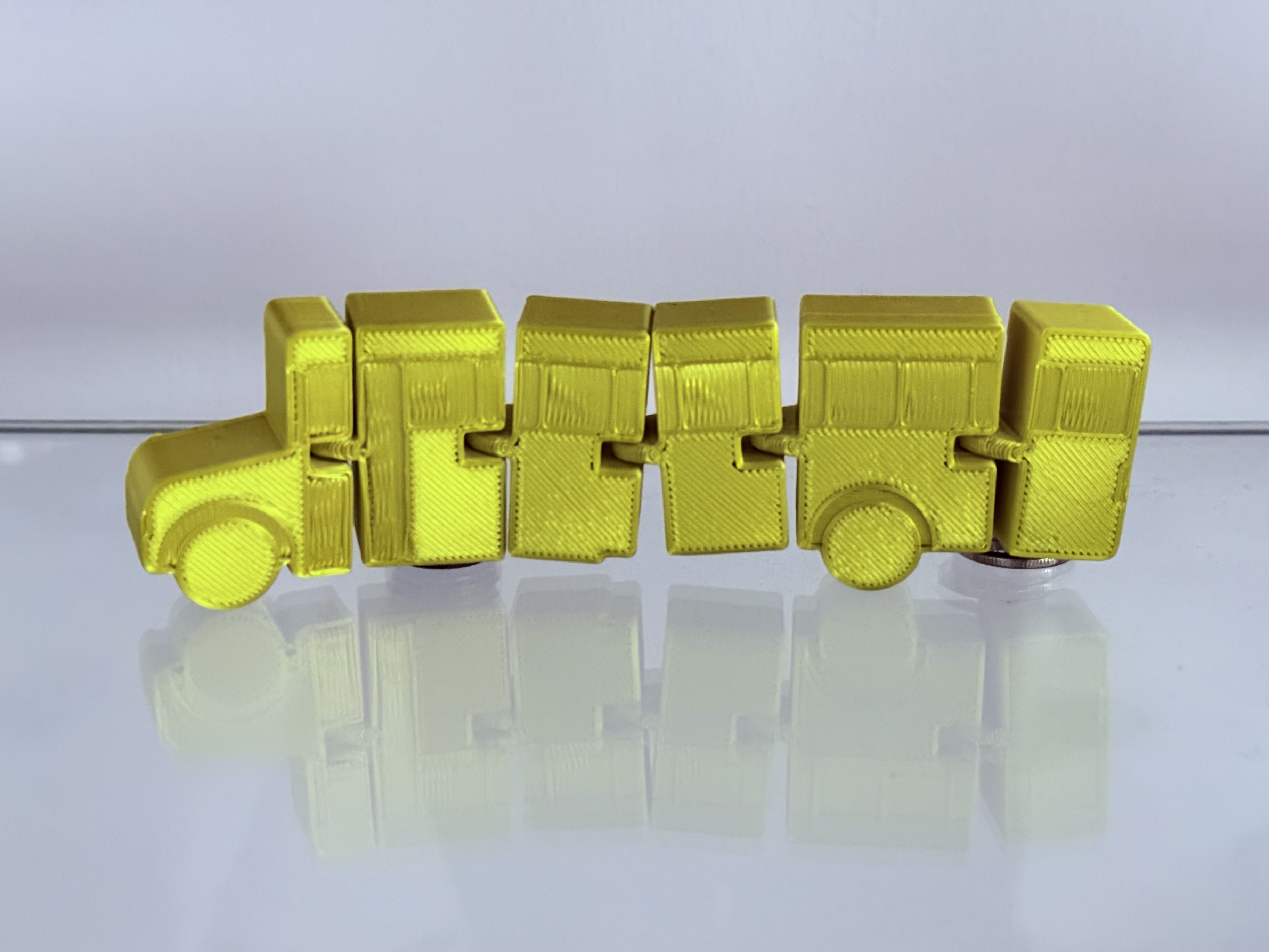 Flexi School Bus Car – Articulated 3D Printable Toy - Flex - Flexy