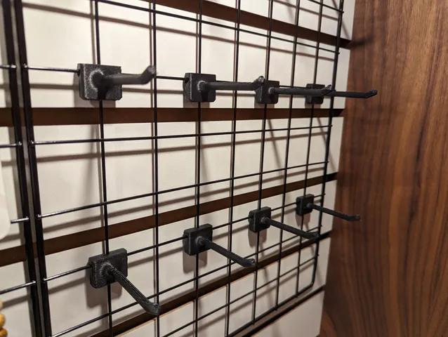 Wire Storage Cube Hook (Parametric)