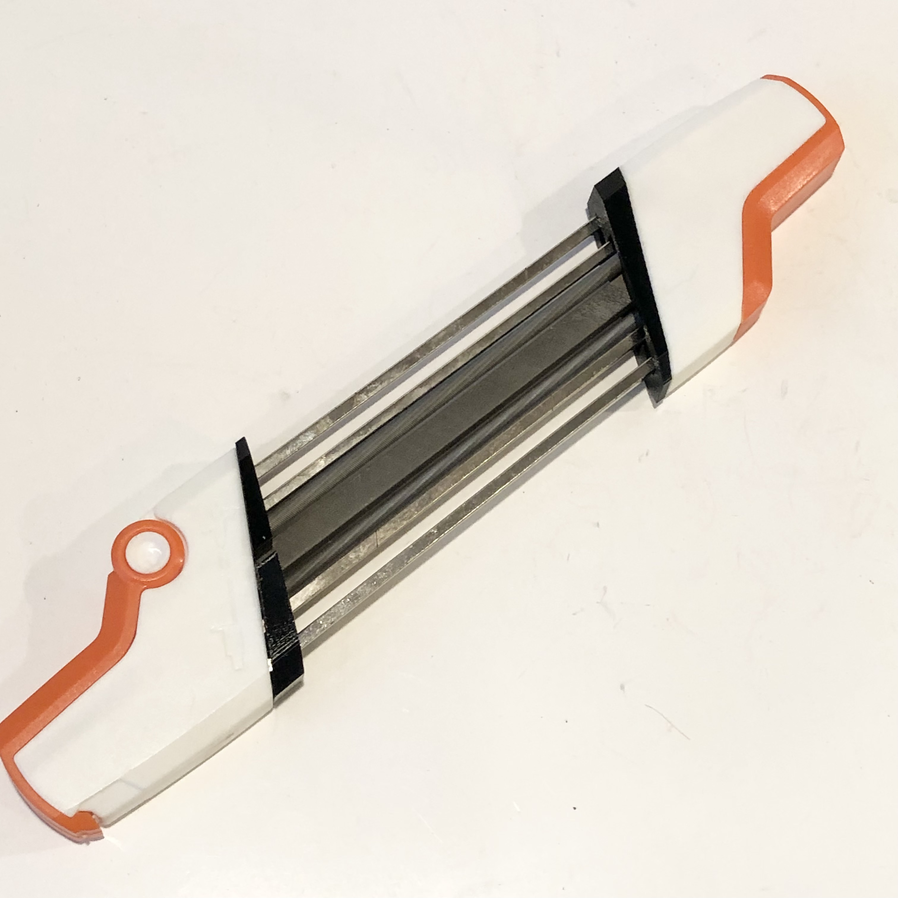 25 Degree Reference Edge for use with a Stihl 2 in 1 Easy File Chain Saw Sharpening File