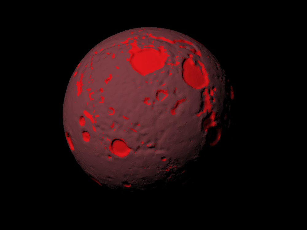Luna 4 billion years ago scaled one in twenty million by tato_713