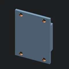 1U Eurorack Blank Tile (Pulp Logic format)