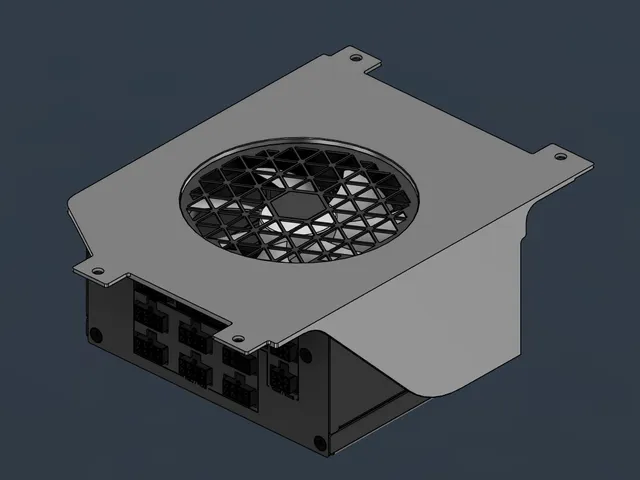 SF750/SF1000 Offset PSU Bracket for A4-H2O (8mm 6 32 screws version)