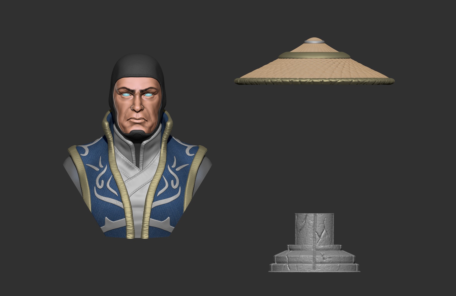 Miniatura 3 do modelo 3D Raiden bust