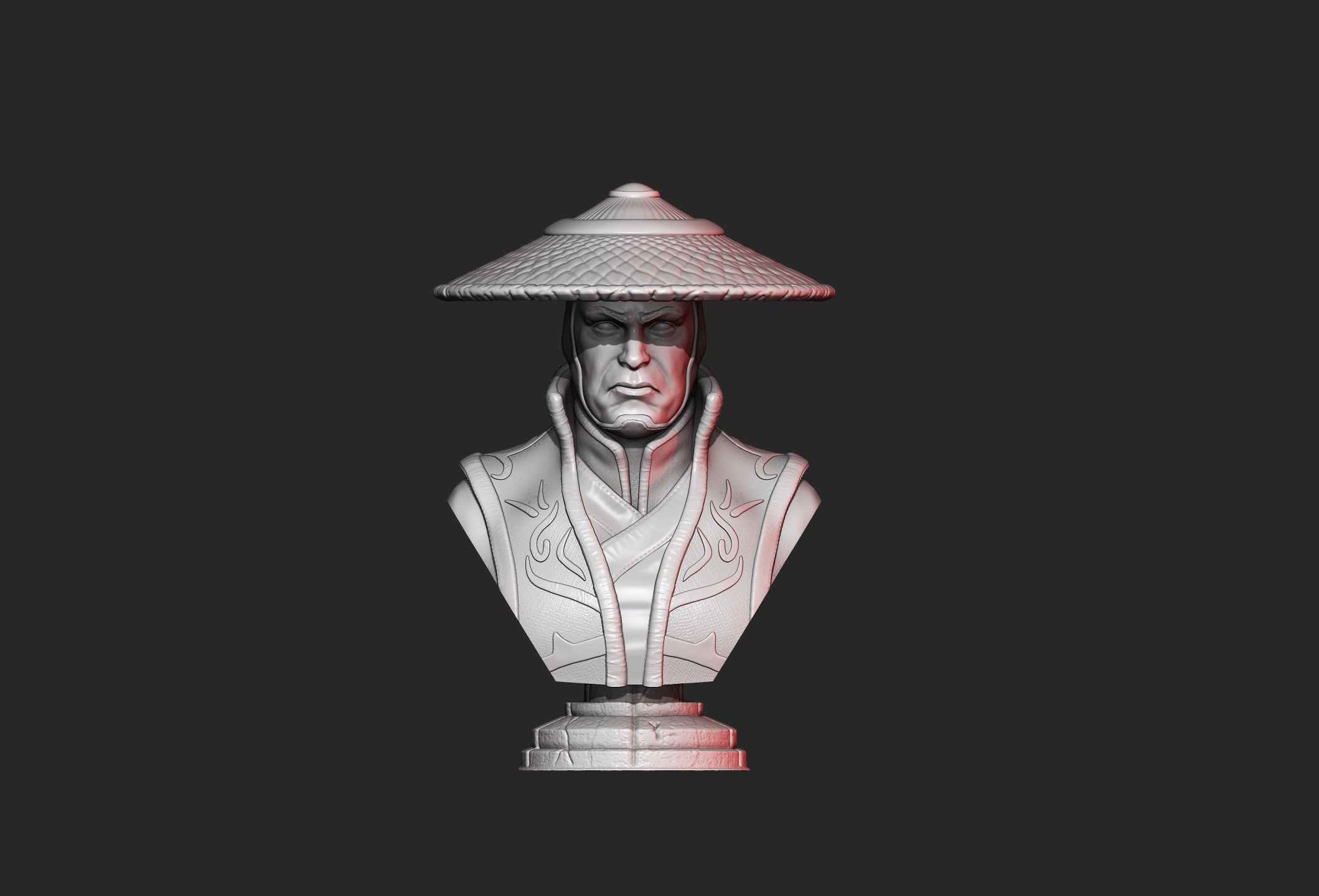Miniatura 2 do modelo 3D Raiden bust