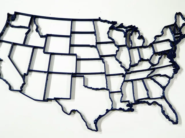 USA States Map (Continental)