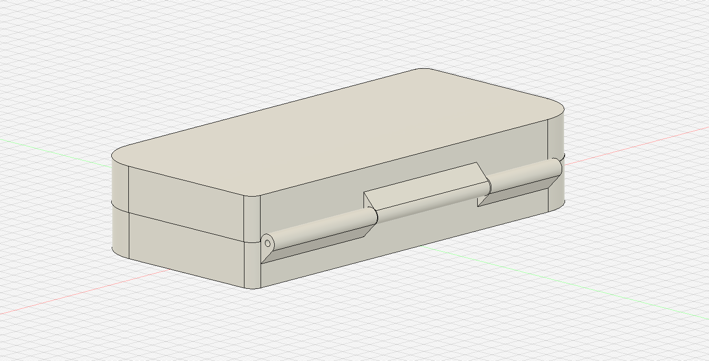 Simple, Hidden Magnet, Filament Hinge Box
