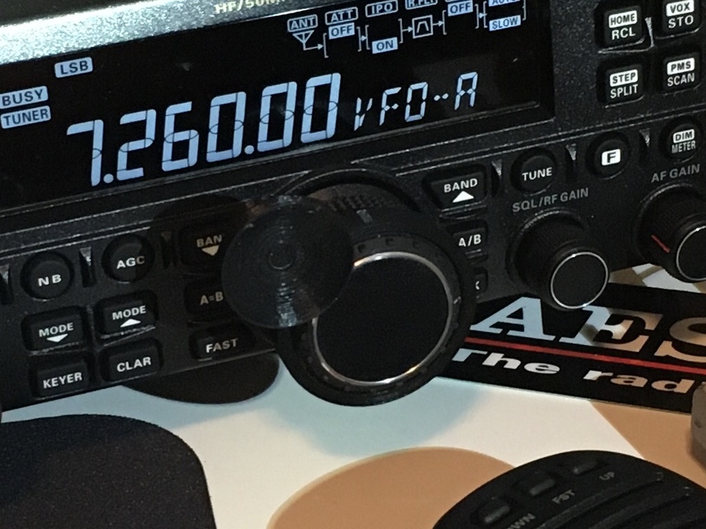 Yaesu FT-450D Dial Pad 3D model by ToDamLazy