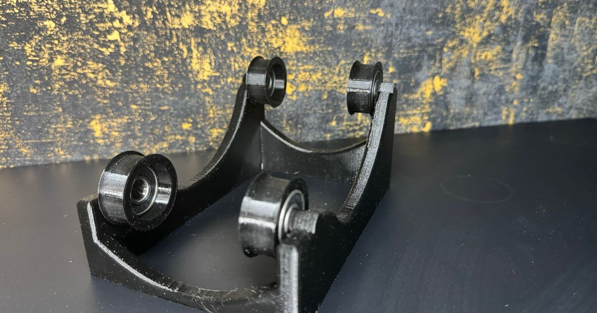 3D Printable Filament Roller for Ikea Samla Boxes and Dry Boxes by