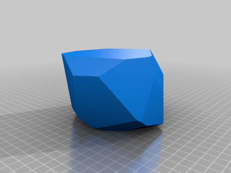 Miniatura 5 do modelo 3D Random polyhedron planters