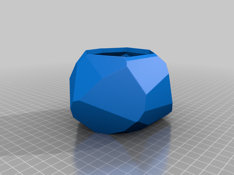 Miniatura 6 do modelo 3D Random polyhedron planters