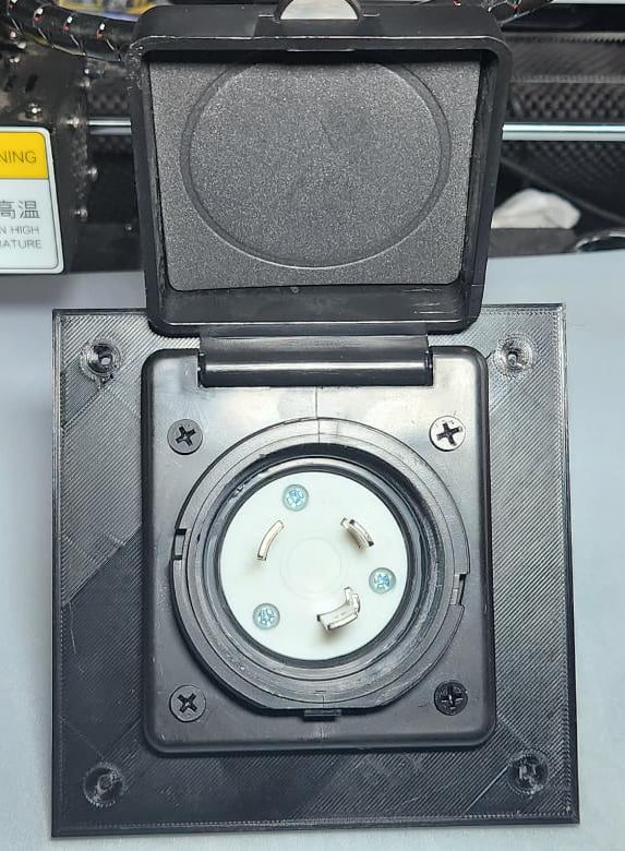 RV 30 Amp power inlet by delwyn Download free STL model