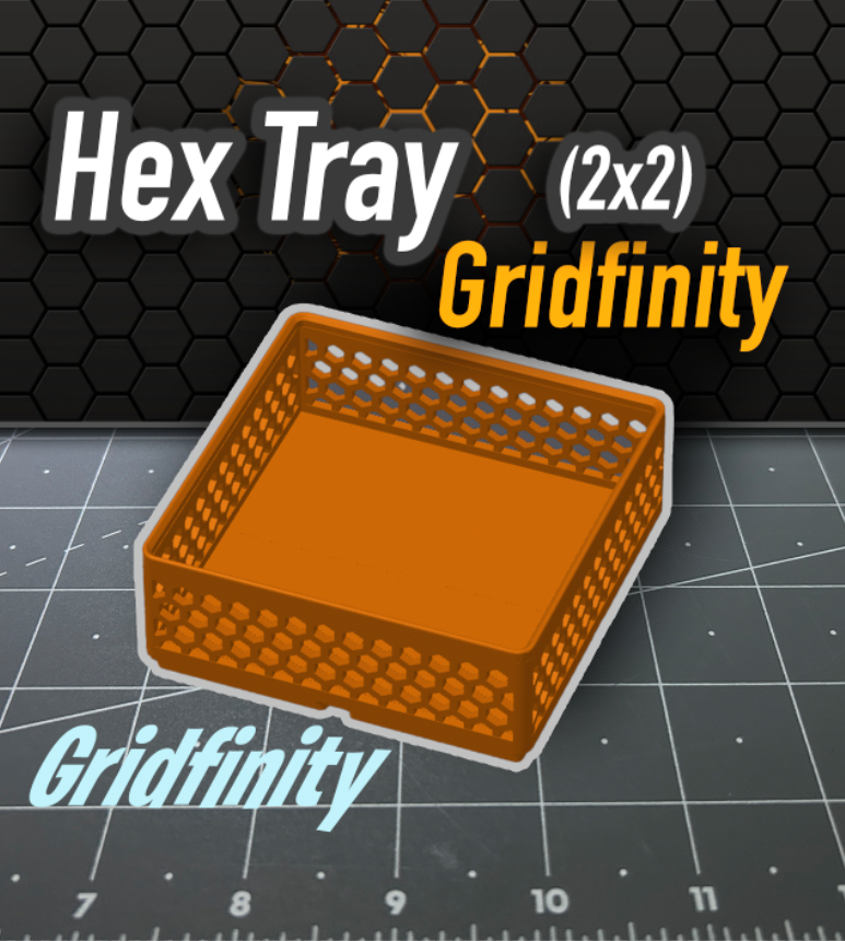 Hex Bin Gridfinity 2x2