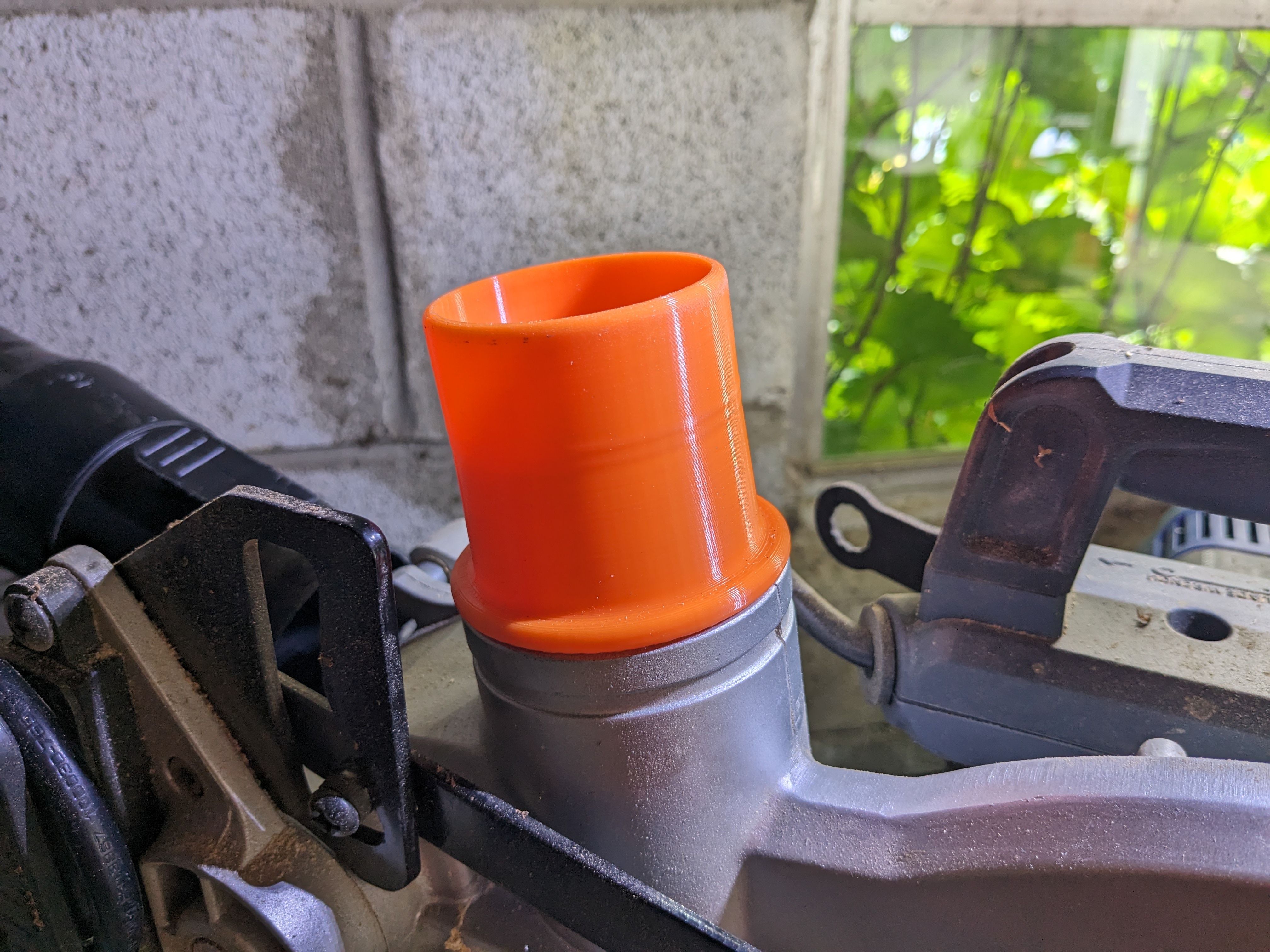 Dust Hose Adapter - Kobalt Miter Saw to Shop Vac