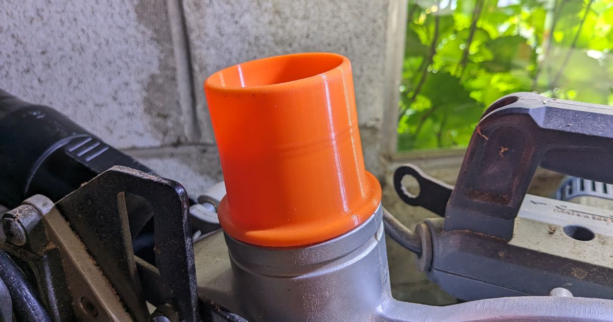 Dust Hose Adapter Kobalt Miter Saw to Shop Vac by Beiro Falone