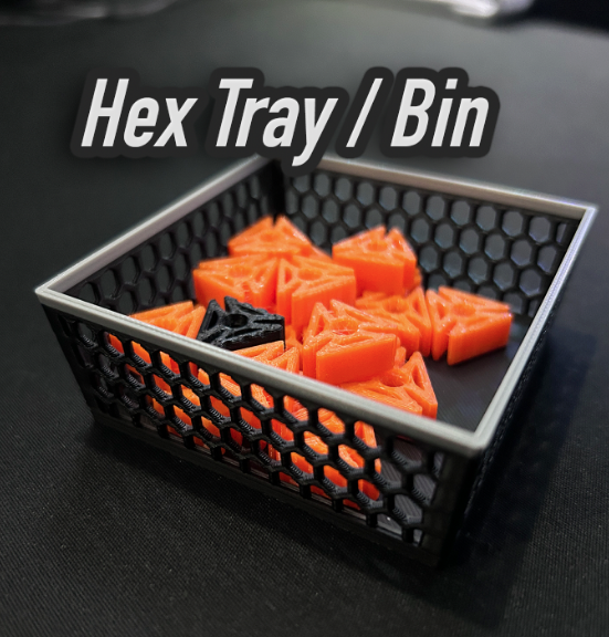 Hex Tray / Bin / Basket