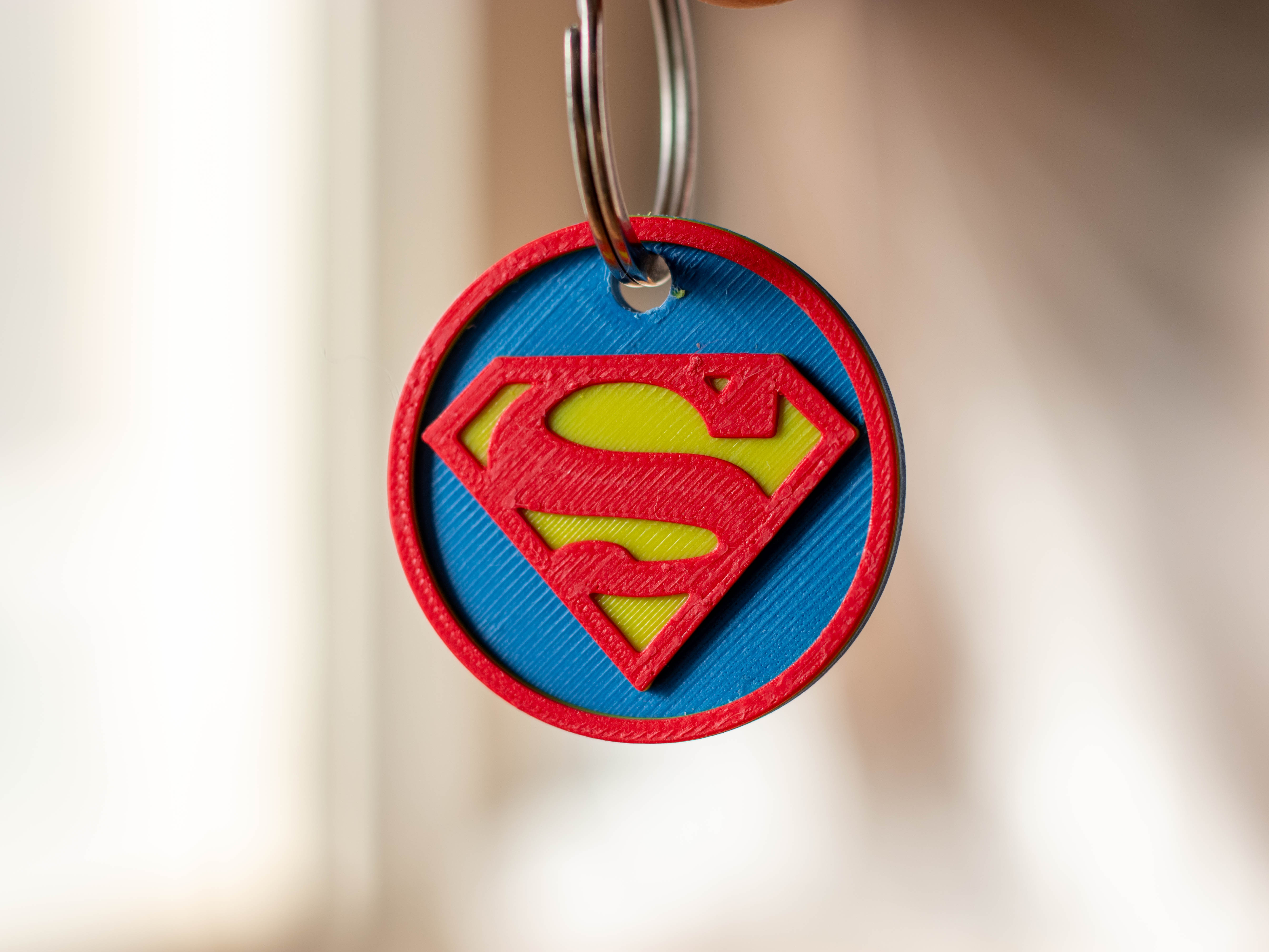 Superman Logo Keychain