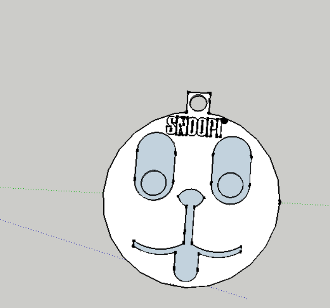 Snoopi keychain