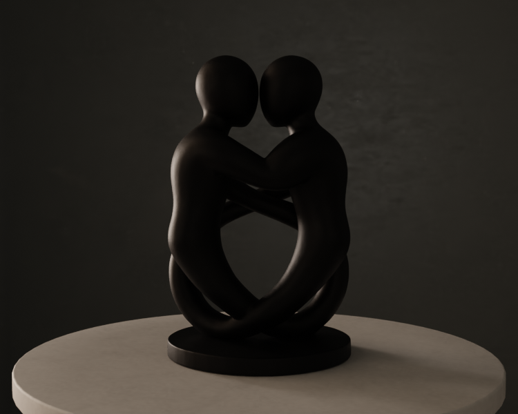 Miniatura 10 do modelo 3D Lovers Intertwined