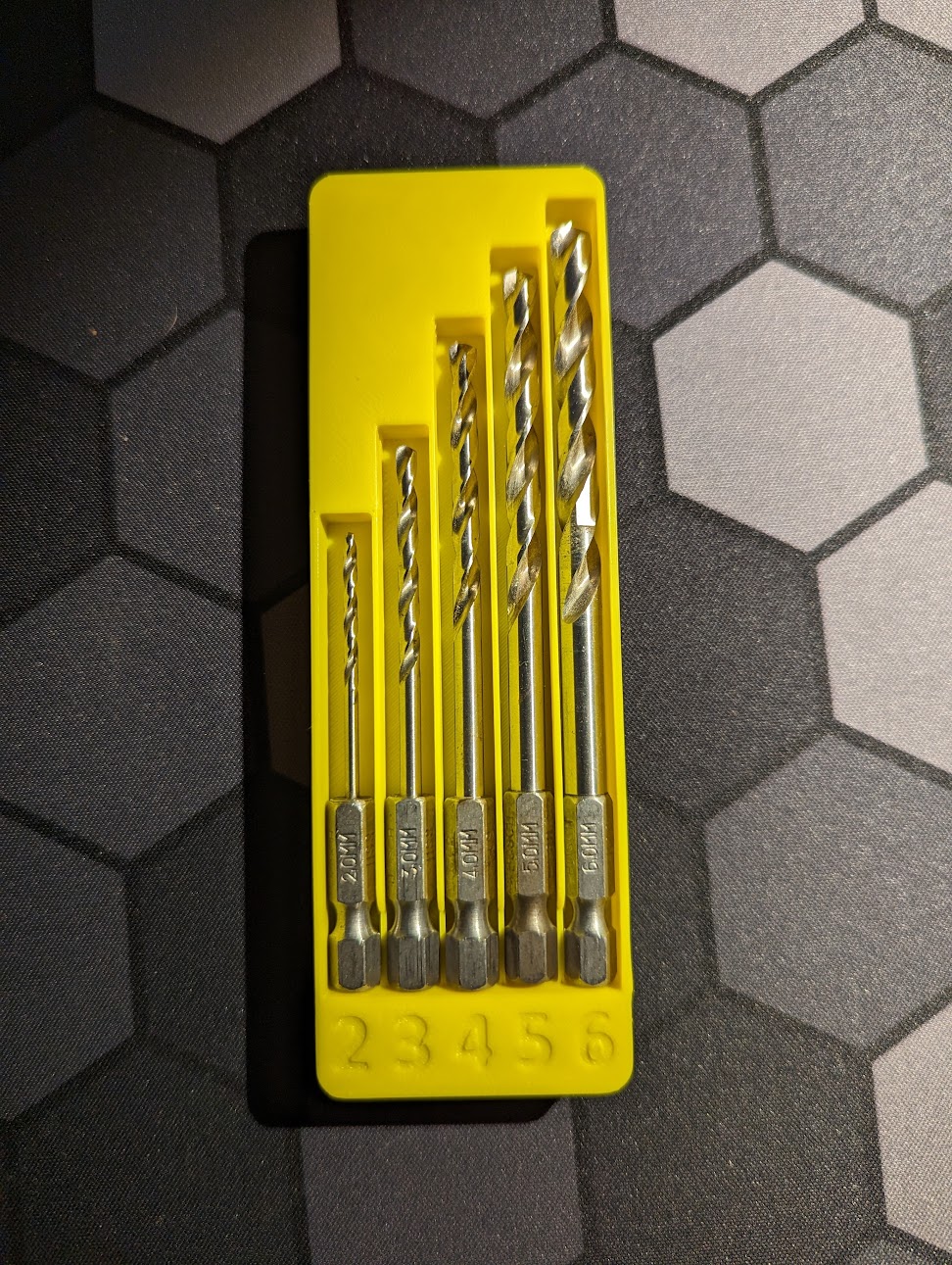 Gridfinity Bosch Hex Drill Bit Holder by Nagel Download free STL