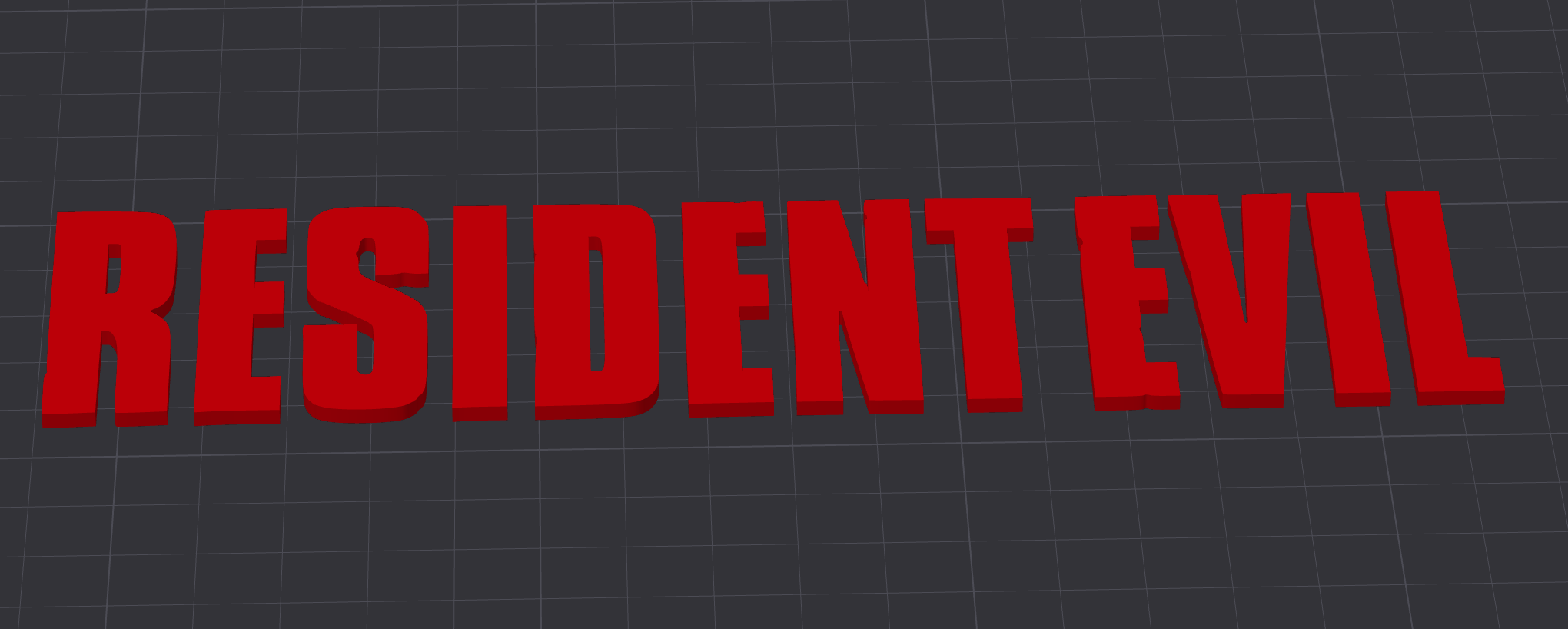 Resident Evil Schriftzug