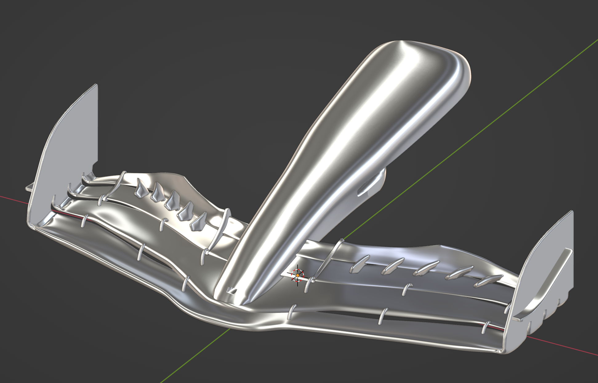 Ferrari SF23 front & rear wing for hat by Slope | Download free STL ...